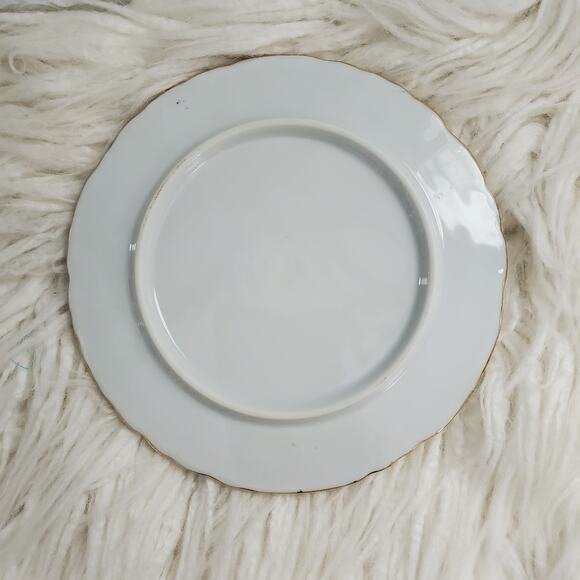 Bird Motif Gold Trimmed Serving Plate Set - Picture 3 of 10